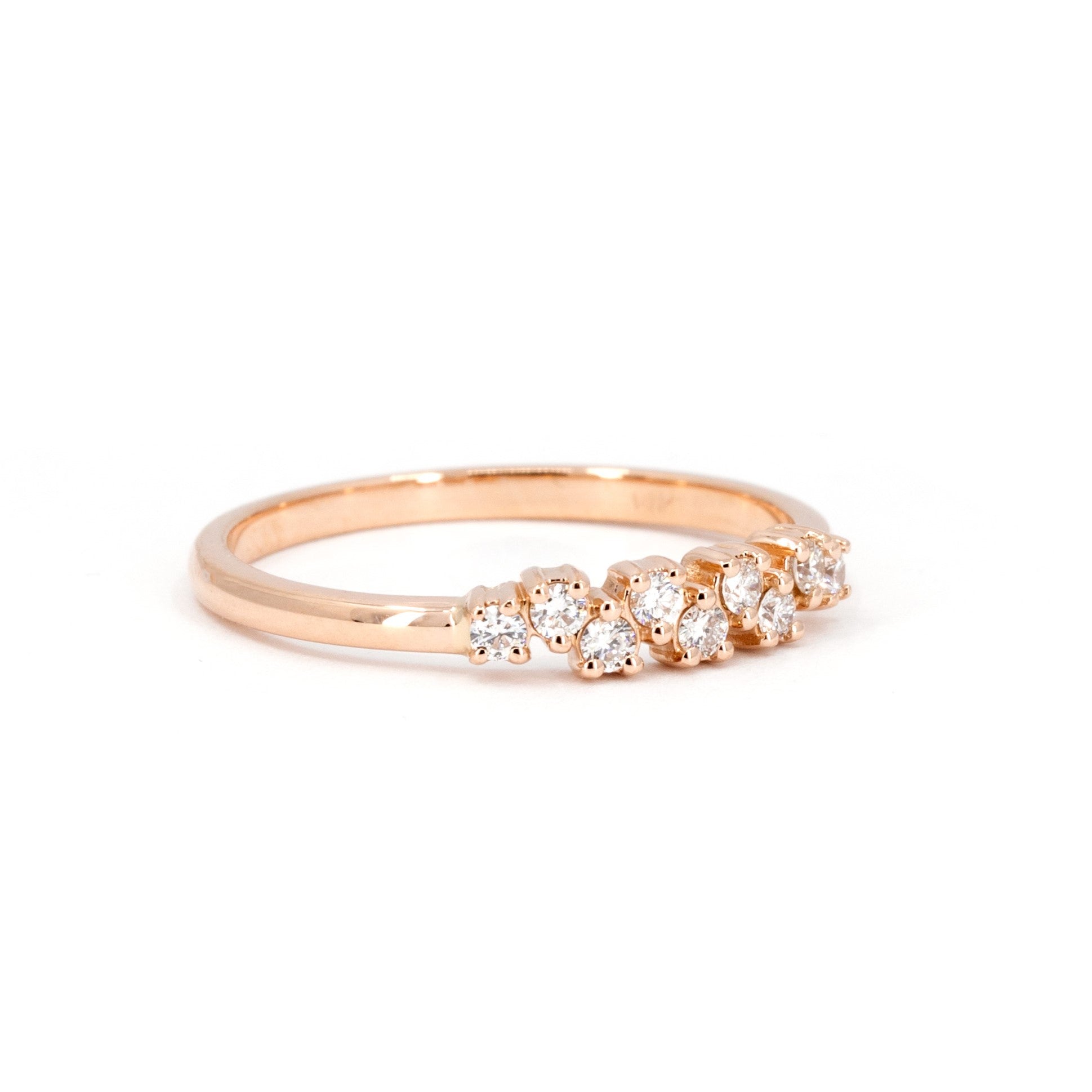 CLOUD DIAMOND RING | Rose Gold Ring