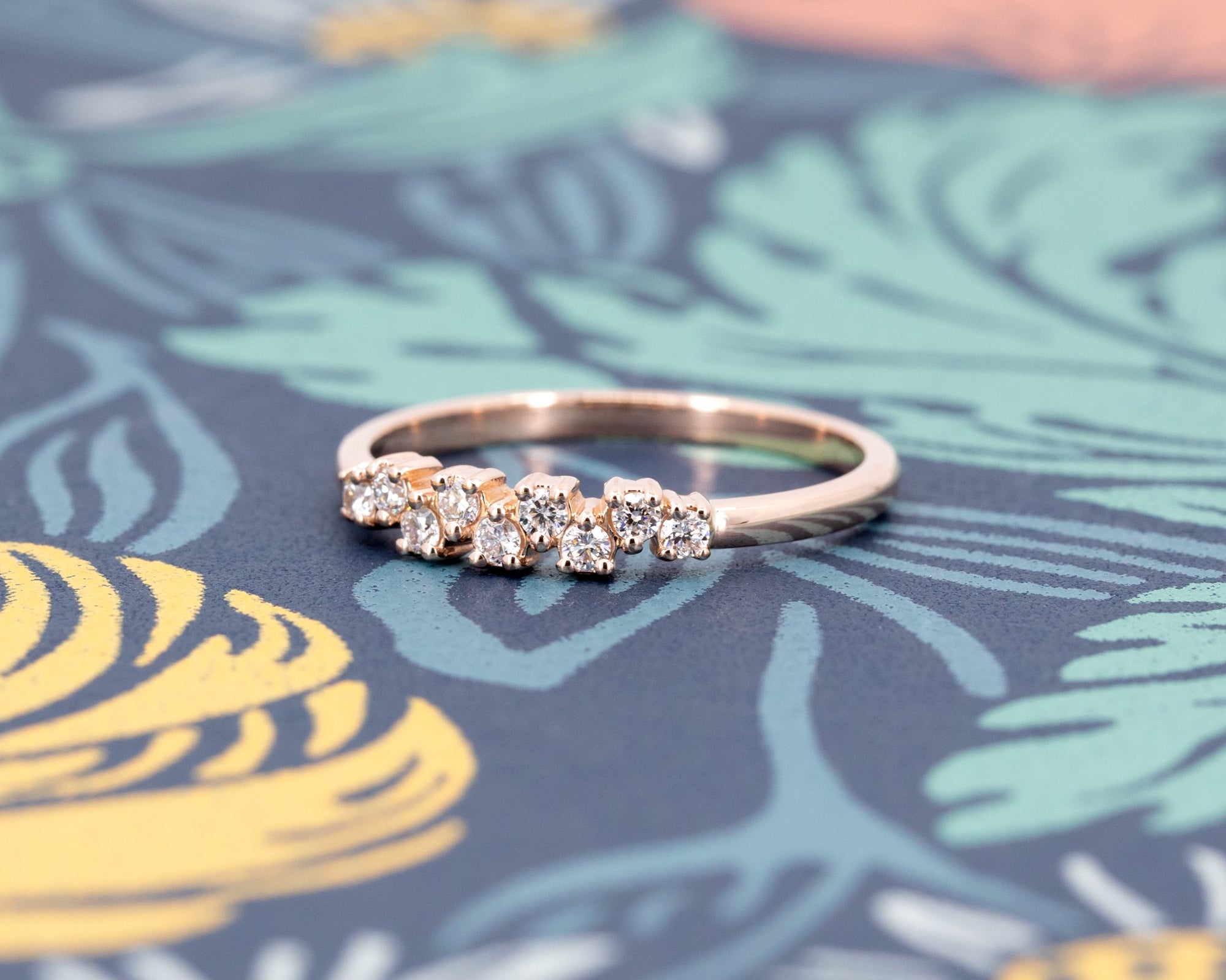 CLOUD DIAMOND RING | Rose Gold Ring