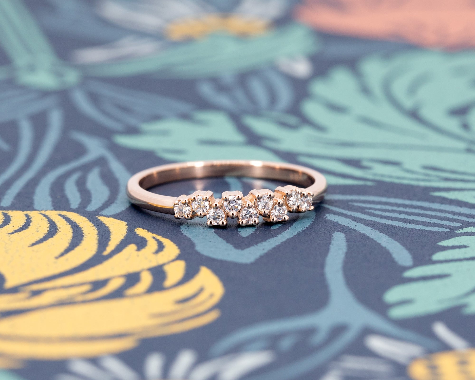 CLOUD DIAMOND RING | Rose Gold Ring