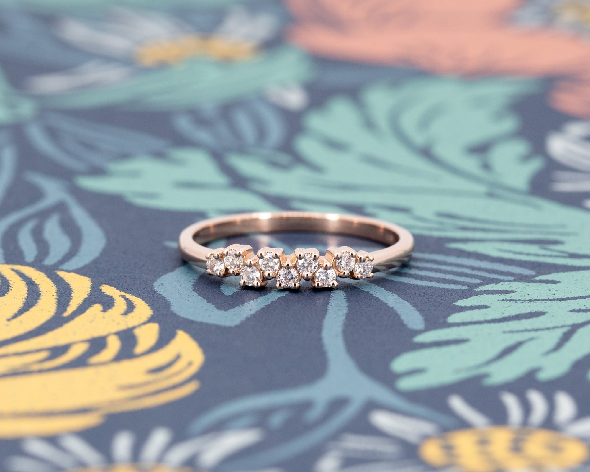 CLOUD DIAMOND RING | Rose Gold Ring
