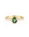 GREEN SAPPHIRE DESIR RING | Yellow Gold