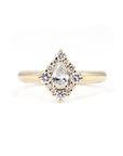 AURA PEAR SHAPE DIAMOND RING | Yellow Gold