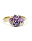 AVALANCHE PURPLE PINK SAPPHIRE | Yellow Gold Ring