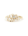 AVALANCHE BAGUETTE EMERALD & RADIANT DIAMOND | Yellow Gold Ring