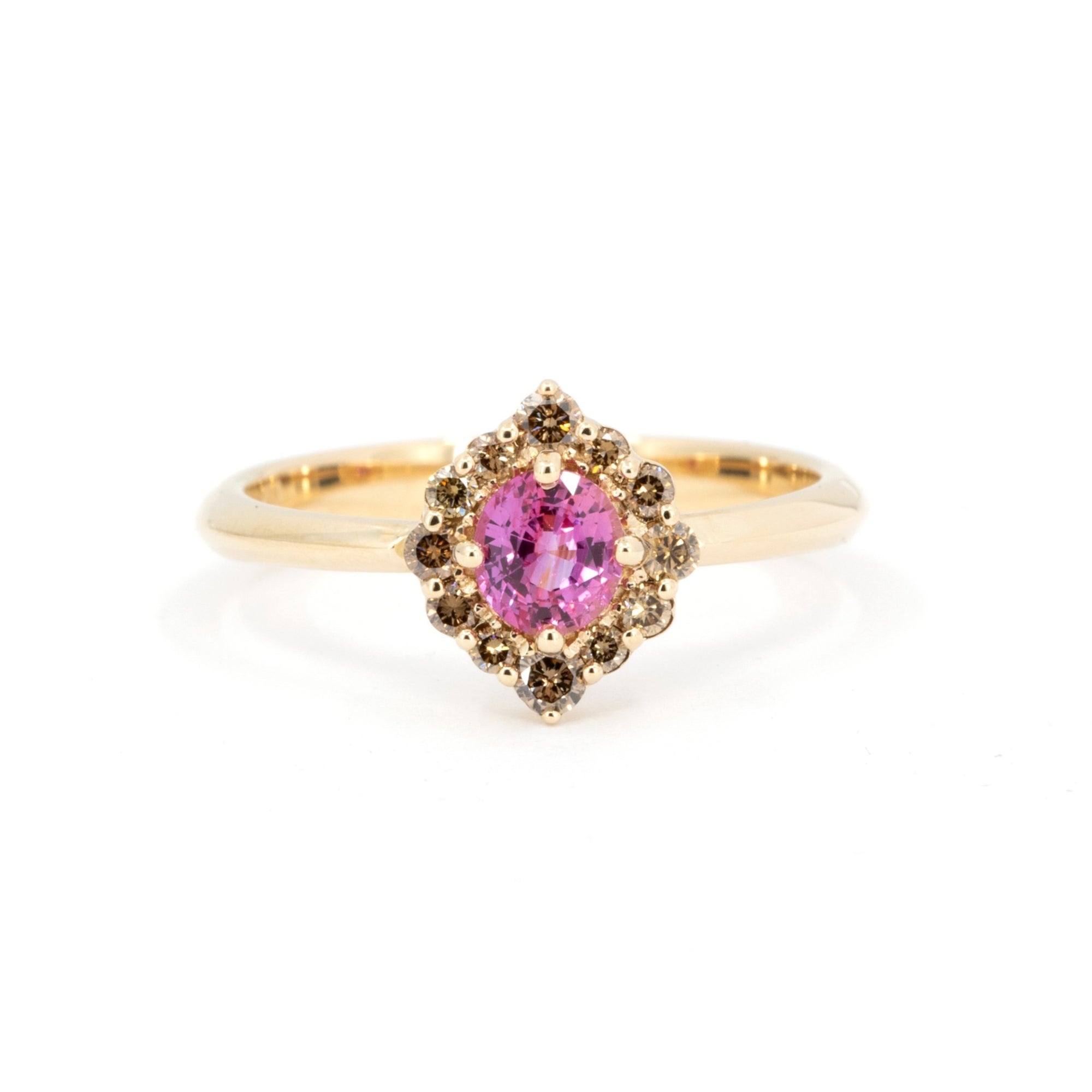 PINK REVERIE | Yellow Gold Ring