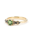 BLOOM LINE GREEN SAPPHIRE | Yellow Gold
