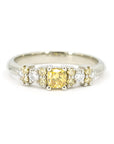 BLOOM LINE Yellow Diamond | White Gold