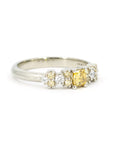 BLOOM LINE Yellow Diamond | White Gold