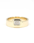 BOXY EMERALD DIAMOND | Yellow Gold