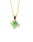 Custom Pendant Jade Gold & Platinum