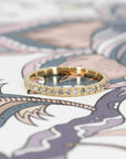 CLASSIC FULL DIAMOND ETERNITY | Yellow Gold