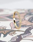 CLASSIC FULL DIAMOND ETERNITY | Yellow Gold