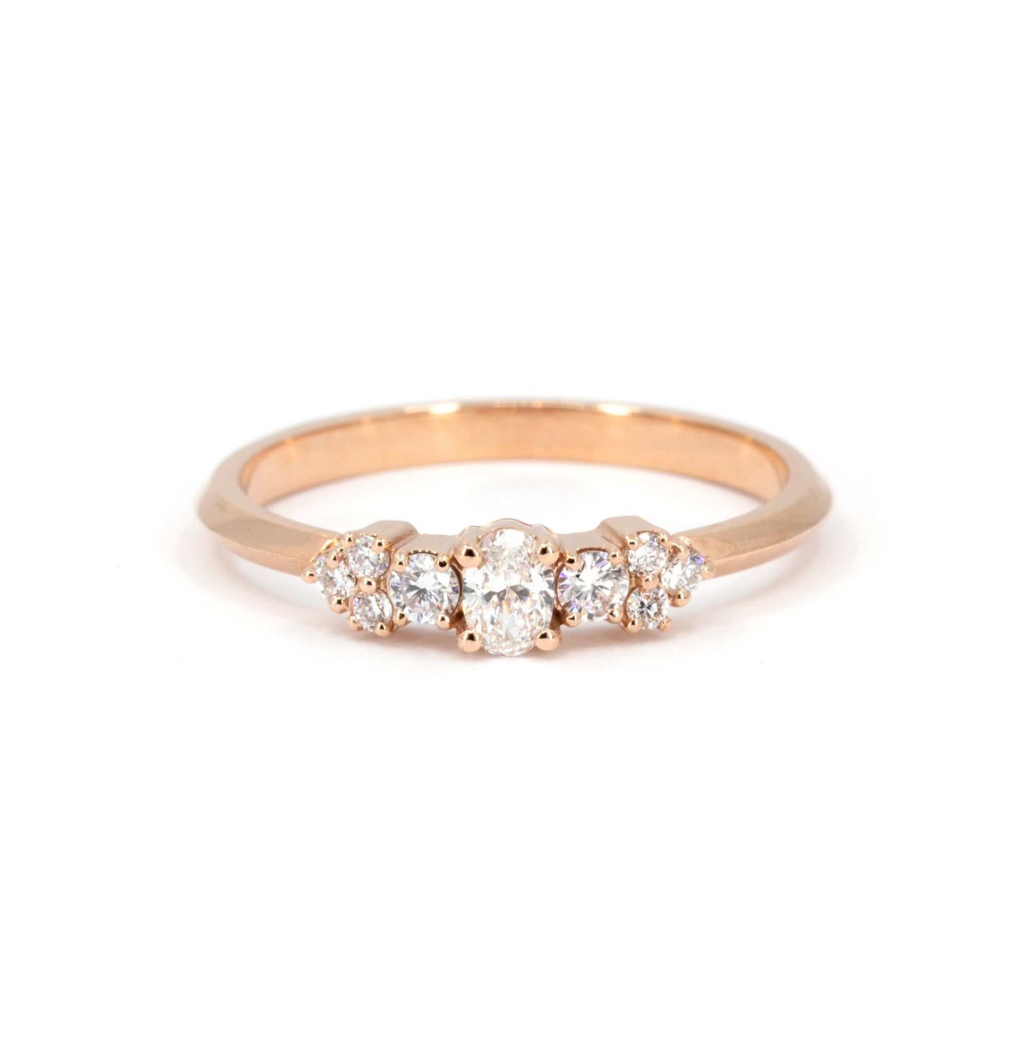 LILE OVAL DIAMOND | Rose Gold Ring