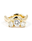 DIAMOND TRILOGY WAVE | Yellow Gold