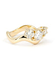 DIAMOND TRILOGY WAVE | Yellow Gold