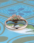 GREEN AVALANCHE SAPPHIRE, GARNET & DIAMOND | Rose Gold