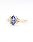 FLY MARQUISE SAPPHIRE & PEAR DIAMOND | Yellow Gold Ring
