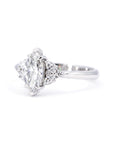 MARQUISE DIAMOND & HALO | White Gold