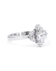 MARQUISE DIAMOND & HALO | White Gold