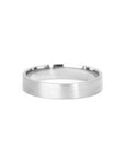 4 MM | CLASSIC MATTE WEDDING BAND | Gold Ring