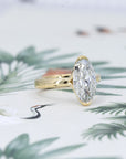 MOVAL DIAMOND HALF BEZEL | Yellow Gold