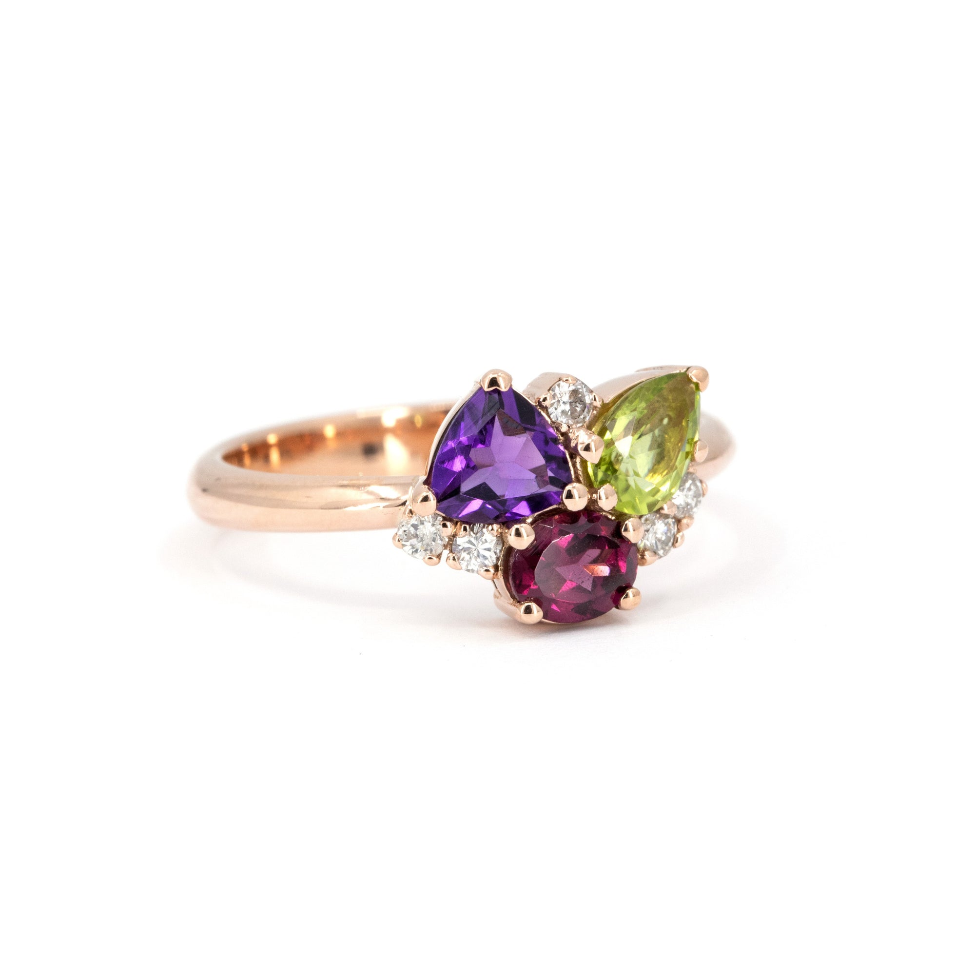 MULTI COLOR GEMS | Rose Gold