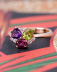 MULTI COLOR GEMS | Rose Gold