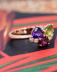 MULTI COLOR GEMS | Rose Gold