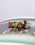 Multi Color Birthstone Yellow Gold Ring