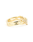 ORGANIC DIAMOND RING | Yellow Gold