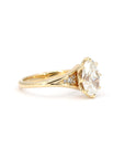 SPLIT BANF OVAL DIAMOND | Yellow Gold