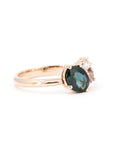 EVERGREEN ROMANCE SAPPHIRE RING | Rose Gold