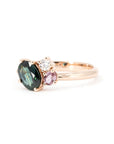 EVERGREEN ROMANCE SAPPHIRE RING | Rose Gold