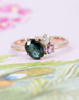 EVERGREEN ROMANCE SAPPHIRE RING | Rose Gold