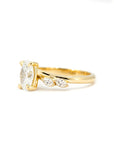 OVAL DIAMOND MARQUISE SIDE | Yellow Gold