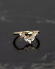 PEAR SNAKE DIAMOND | Yellow Gold Ring