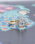 PEAR SHAPE DESIR DIAMOND RING | Yellow Gold