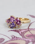AVALANCHE PURPLE PINK SAPPHIRE | Yellow Gold Ring