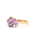 AVALANCHE PURPLE PINK SAPPHIRE | Yellow Gold Ring