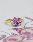 AVALANCHE PURPLE PINK SAPPHIRE | Yellow Gold Ring