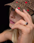BEZEL OVAL PYROPE | Yellow Gold Ring