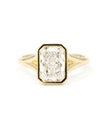 BEZEL SETTING RADIANT DIAMOND | Yellow Gold