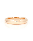 DOMED MEN WEDDING BAND | Gold Ring