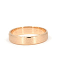 5.50 MM | MATTE LINE FLAT WEDDING BAND | Gold Ring