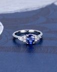 VIVID BLUE SAPPHIRE DESIR | White Gold