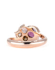 AVALANCHE ORANGY RED SAPPHIRE, DIAMOND & GARNET | Rose Gold