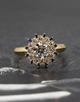 SOLEIL 1 ct DIAMOND & SAPPHIRE | Yellow Gold
