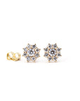 SOLEIL DIAMOND STUDS EARRINGS | Yellow Gold