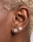 SOLEIL DIAMOND STUDS EARRINGS | Yellow Gold