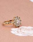 SOLEIL DIAMOND GOLDEN DROP | Yellow Gold Ring